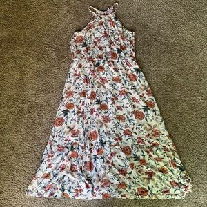 floral maxi dress